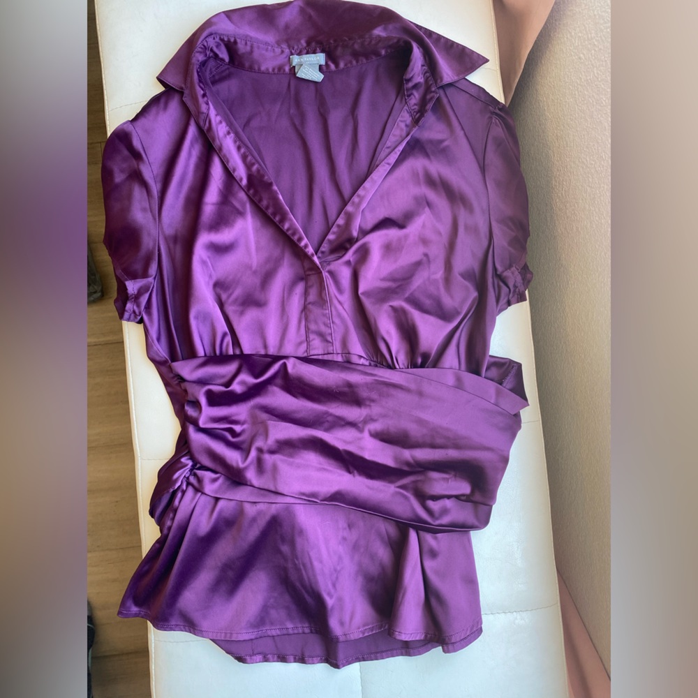 Ann Taylor Purple Blouse